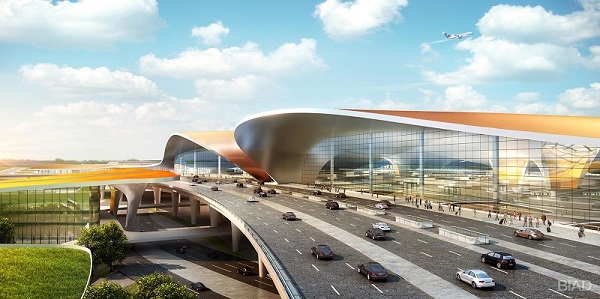 北京大兴机场旅客航站楼及综合换乘中心（指廊）配套橡胶接头案例