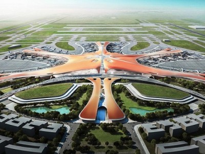 北京大兴机场旅客航站楼及综合换乘中心(指廊)配套橡胶接头案例